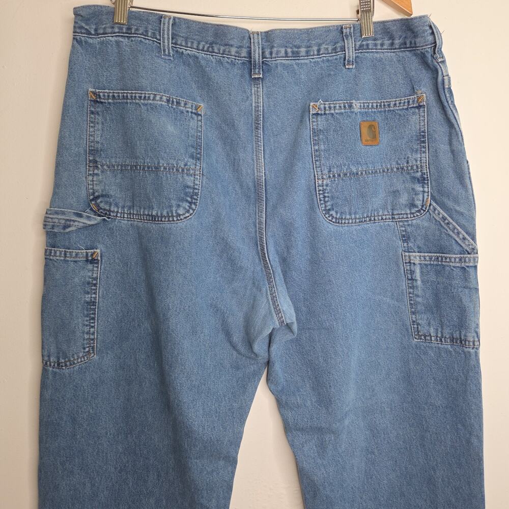 Carhartt Mens Carpenter Jeans B13 DPS Denim Original Dungaree Fit Size 40x32